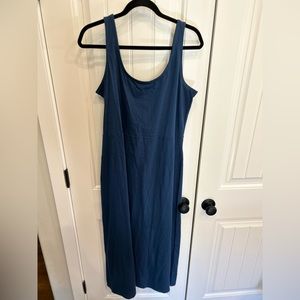 GAP large navy blue maxi dress